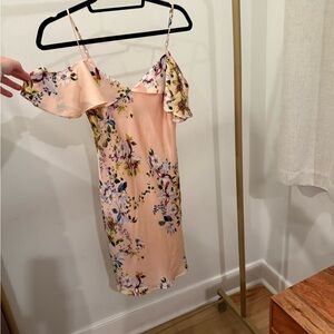 Floral Ruffle Strap Dress